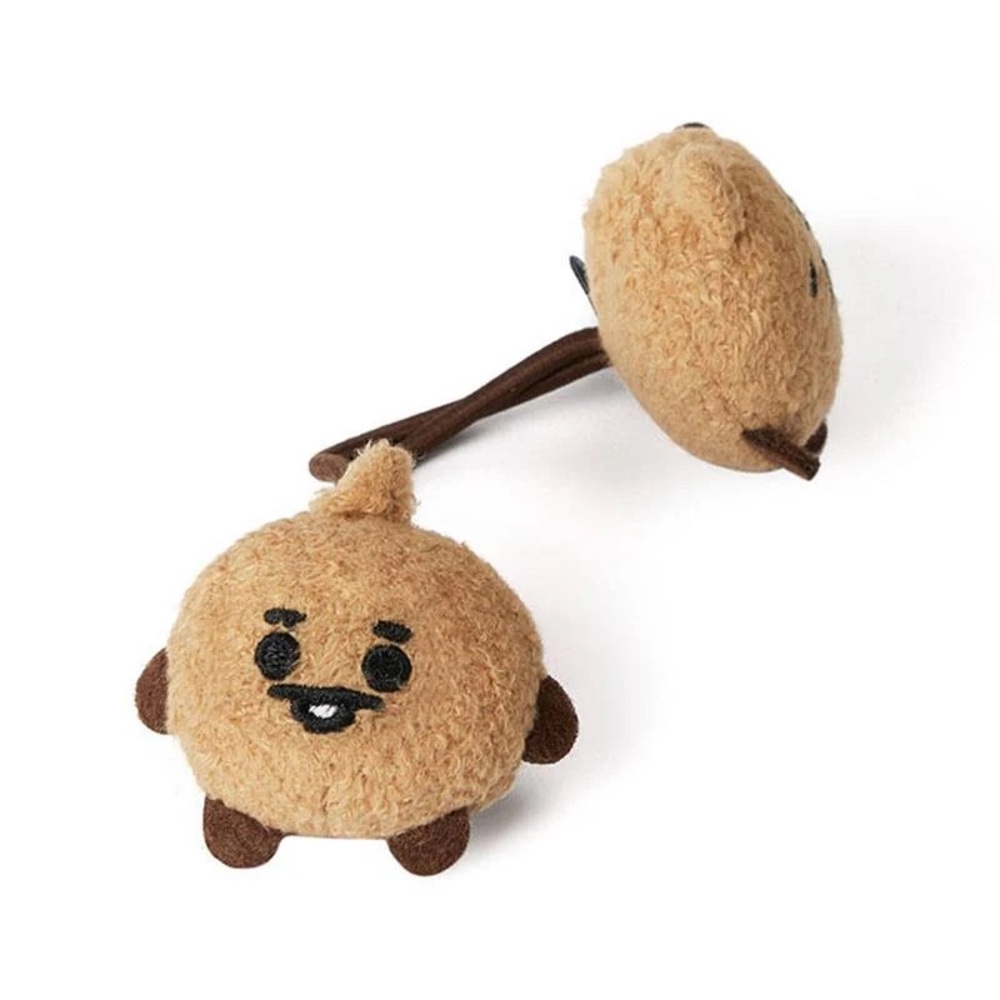BT21 Baby Hair Strap SHOOKY Character Plush Stuffed Animal Elastic Hair NWT